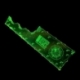 Regla Gaming - Verde Flúor 8 pulgadas