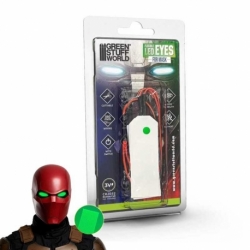 Ojos LED flexibles Cosplay - Verde