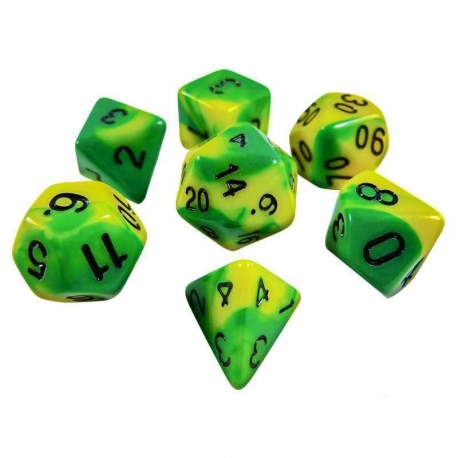 7x Dados Mix 16mm - Lima Mármol