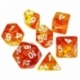 7x Dice Mix 16mm - Orange - Amarillo