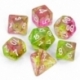 7x Mix Dice 16mm - Pink and Green