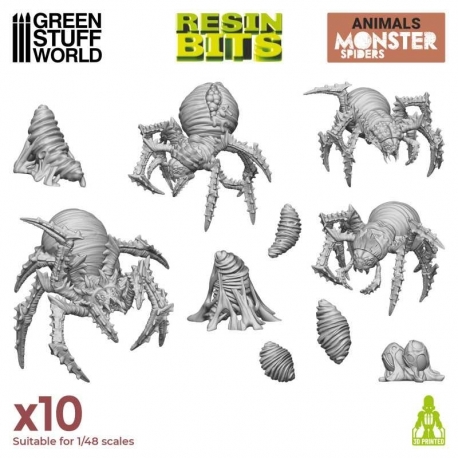 Monster Spiders 1:48