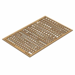 Letters and numbers 6 mm STANDARD