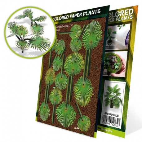 Colored Paper Plants - Palm Tree Ground
