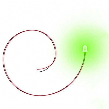Luces LED VERDES - 3mm