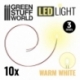 Luces LED BLANCO Cálido - 3mm
