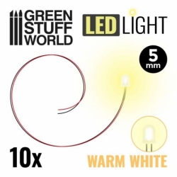 Luces LED BLANCO Cálido - 5mm