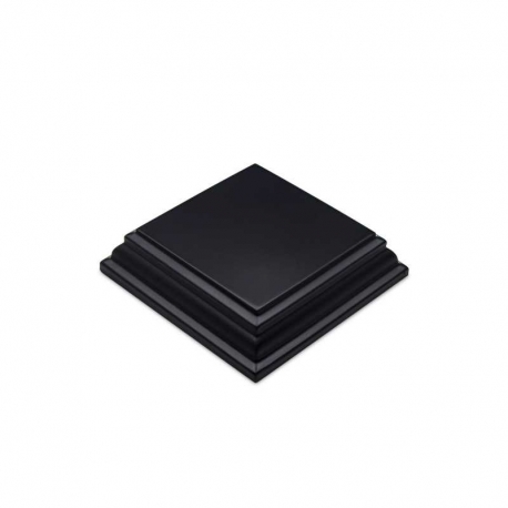 Base de Madera Cuadrada 5x5 cm - Negra
