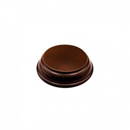 Base de Madera Redonda 4x4 cm - Avellana