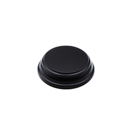 Base de Madera Redonda 4x4 cm - Negra