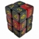 12x D6 16mm Dice - Marble Red
