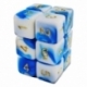 12x Dice D6 16mm - Blue White