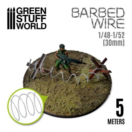 Barbed wire - 1/48-1/52 (30mm)