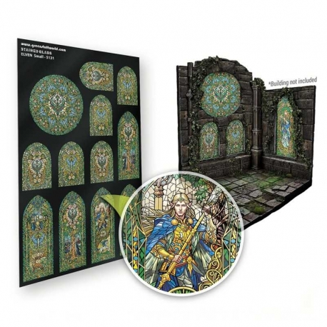 Elven Stained Glass Windows - Small