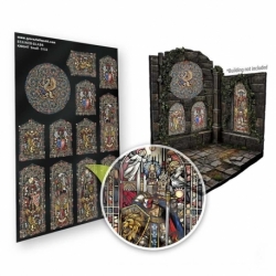 Medieval Knights Stained Glass Windows - Small