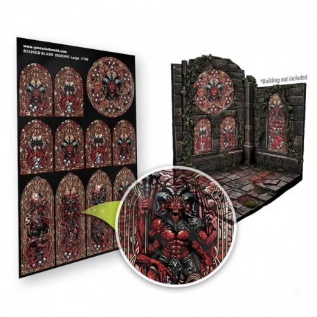 Stained Glass Demons - Large