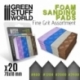 EVA FOAM SANDPAPER - Assorted fine grit x20