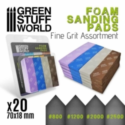 EVA FOAM SANDPAPER - Assorted fine grit x20