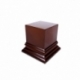 Square wooden base 5x5 cm - Hazelnut