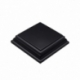 Black Square Wooden Base 8x8 cm