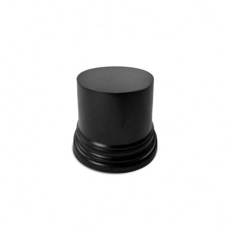 Round wooden base 4.5 cm - Black