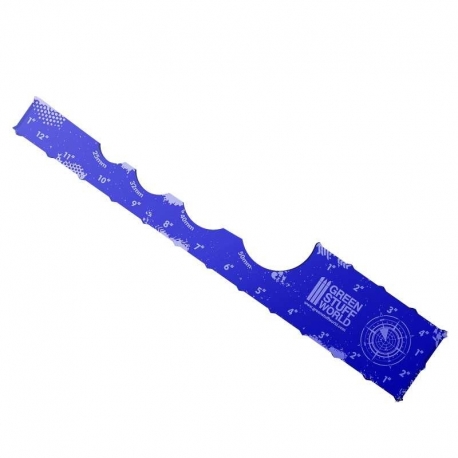 Gaming Ruler - Blue 12 inches