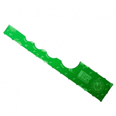 Gaming Ruler - Green 12 inches