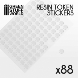 88x Epoxy Adhesive Cabochons 15mm