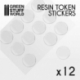 12x Epoxy Adhesive Cabochons 40mm
