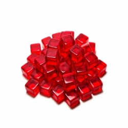 Tokens Cubos Rojos 8mm