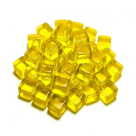 Tokens Cubos Amarillos 10mm