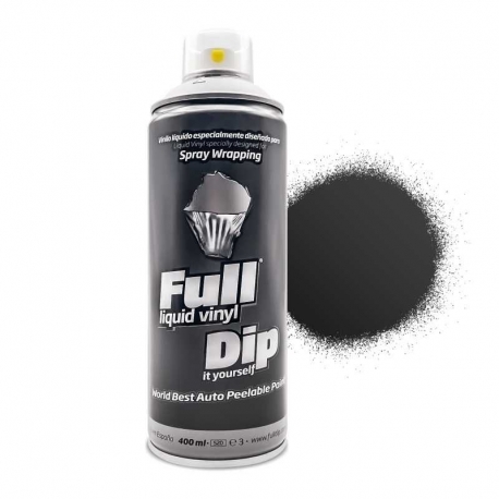 Full Dip Matte Black Liquid Vinyl Spray 400ml
