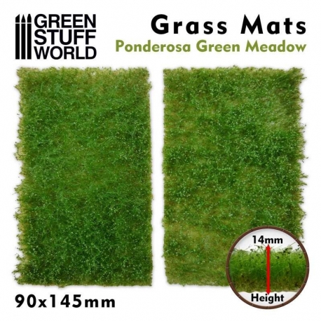 Clipped Grass Mats - Ponderosa Green Meadow