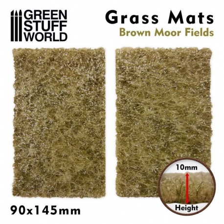 Clipped Grass Mats - Brown Moors