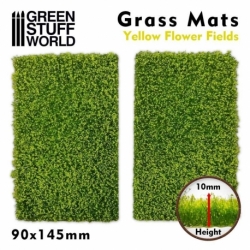 Grass Clippings - Yellow Flower Field