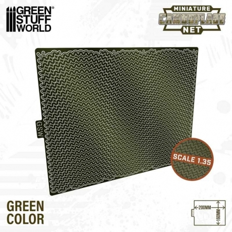 Miniature Camouflage Nets Green 1:35