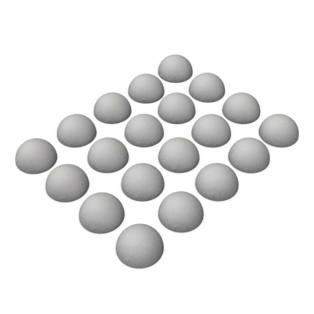 Semiesferas de Goma EVA 30mm (pack x20)
