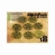 8x Botones RUEDAS DENTADAS SteamPunk - Oro Viejo