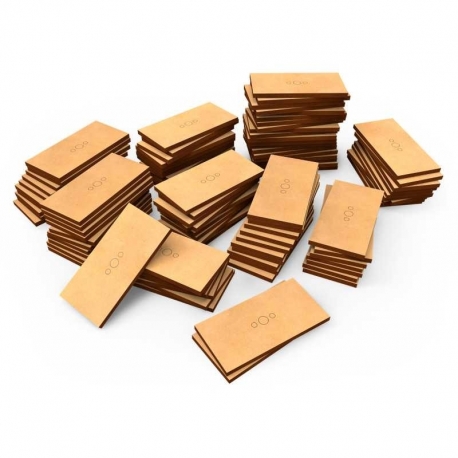 DM Old World Bases - Rectangular 30x60mm (Pack x100)