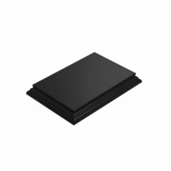 Model bases Rectangular 15x10 cm Black