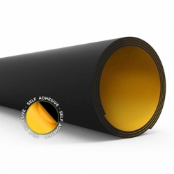 Goma EVA adhesiva 2mm Negra