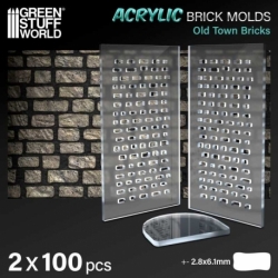 Acrylic Molds - Antique Bricks
