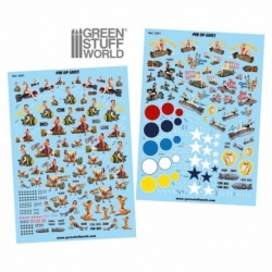 Water decals - Pin Ups