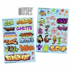 Water decals - Mix Graffiti