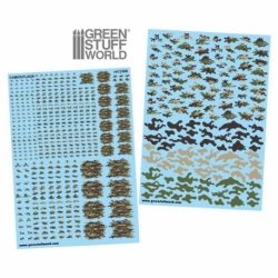 Water-slide decals - Classic Forest Camouflage