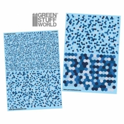 Water-slide decals - Tundra Hex camouflage