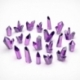 Cristales de Resina Violeta - Grandes