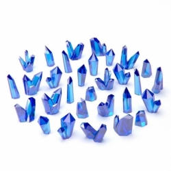 Cristales de Resina AZUL - Medianos