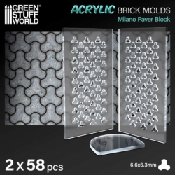 Acrylic Molds - Milan Cobblestone