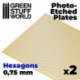 Photogravure Plates - Medium Hexagons